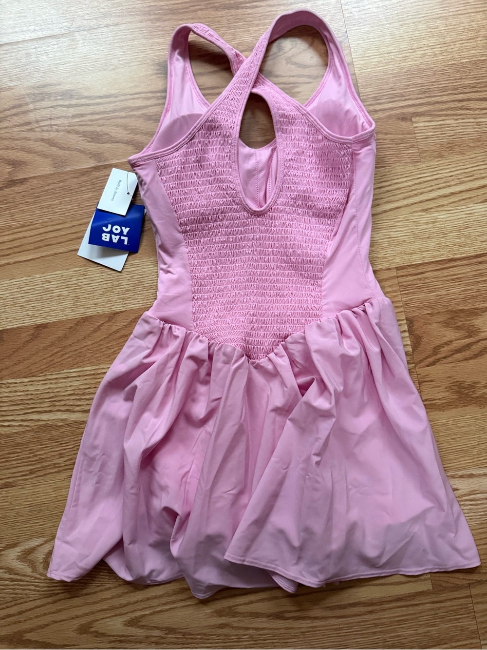JoyLab Pink Smocked Mini Dress - Picture 5 of 7